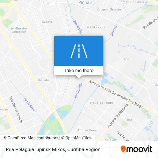 Rua Pelaguia Lipinsk Mikos map