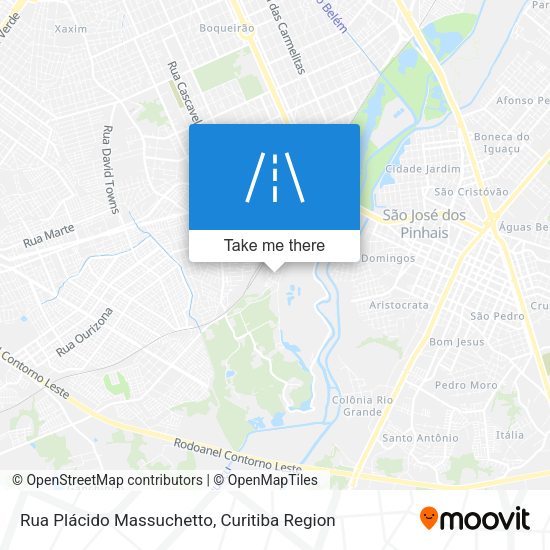 Rua Plácido Massuchetto map