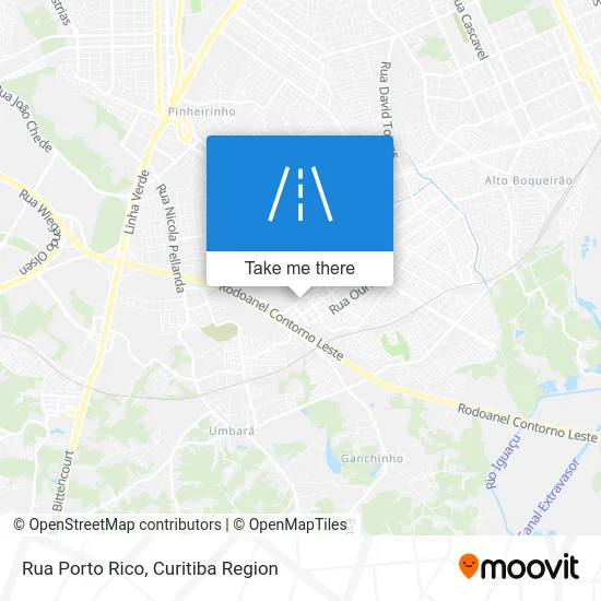 Rua Porto Rico map