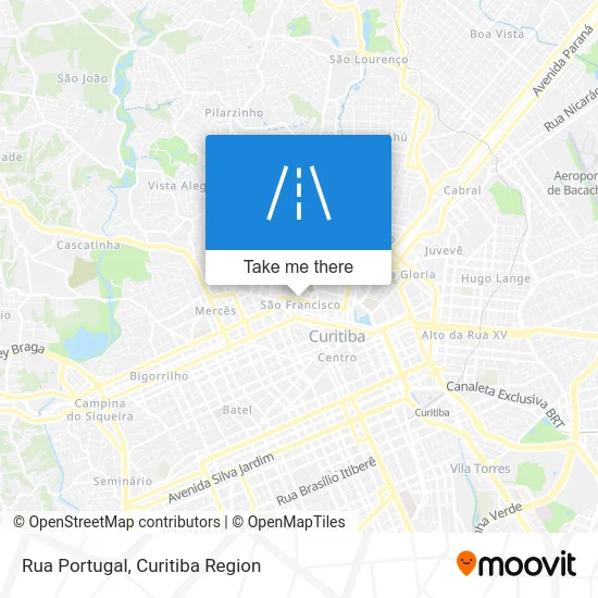 Rua Portugal map