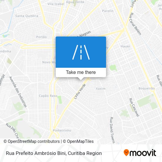 Rua Prefeito Ambrósio Bini map