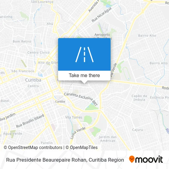Rua Presidente Beaurepaire Rohan map