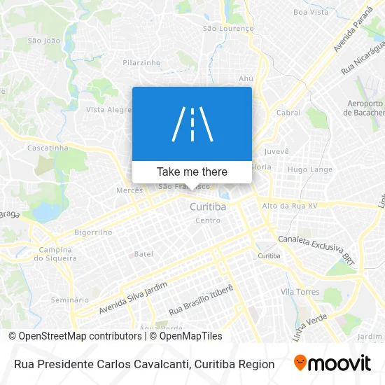 Rua Presidente Carlos Cavalcanti map