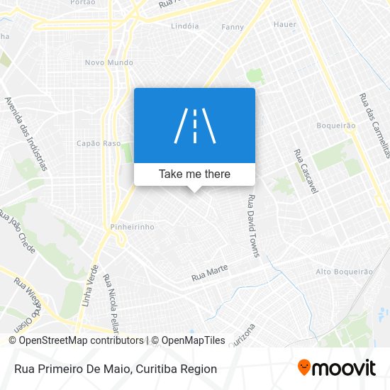 Rua Primeiro De Maio map