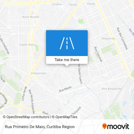 Rua Primeiro De Maio map
