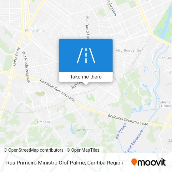 Rua Primeiro Ministro Olof Palme map