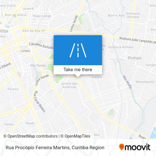 Rua Procópio Ferreira Martins map