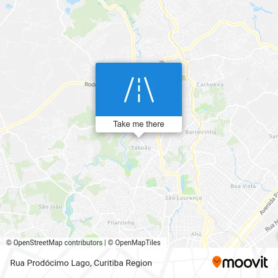Rua Prodócimo Lago map