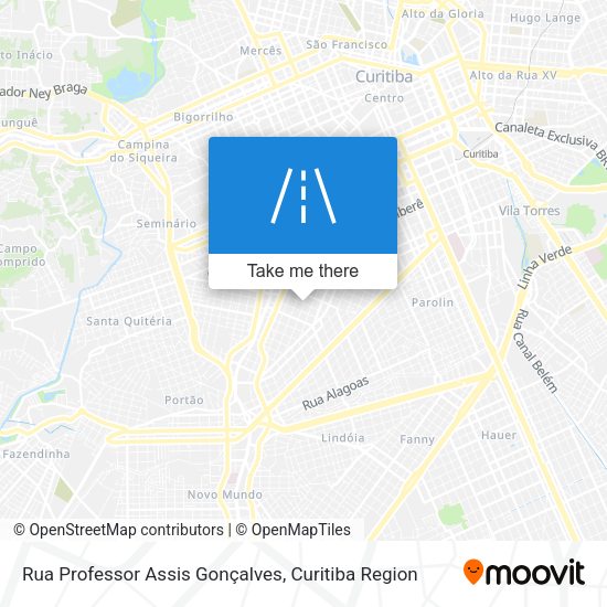 Rua Professor Assis Gonçalves map