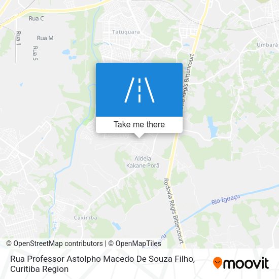 Rua Professor Astolpho Macedo De Souza Filho map
