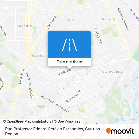 Rua Professor Edgard Octávio Fernandes map