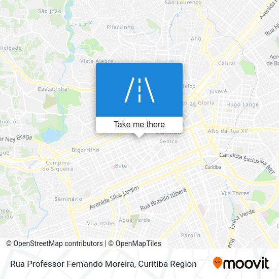 Rua Professor Fernando Moreira map