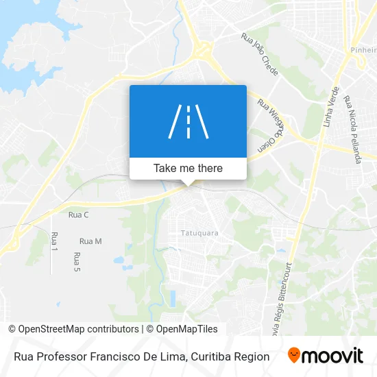 Rua Professor Francisco De Lima map