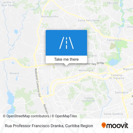 Rua Professor Francisco Dranka map