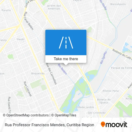 Rua Professor Francisco Mendes map