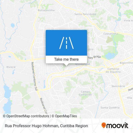 Rua Professor Hugo Hohman map