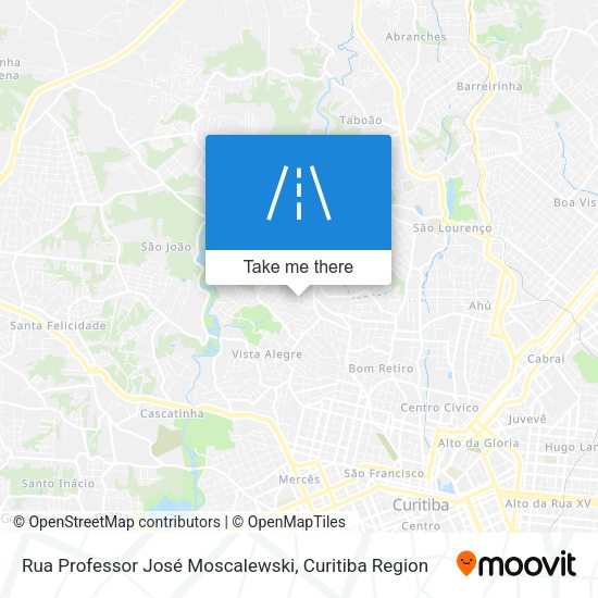 Rua Professor José Moscalewski map