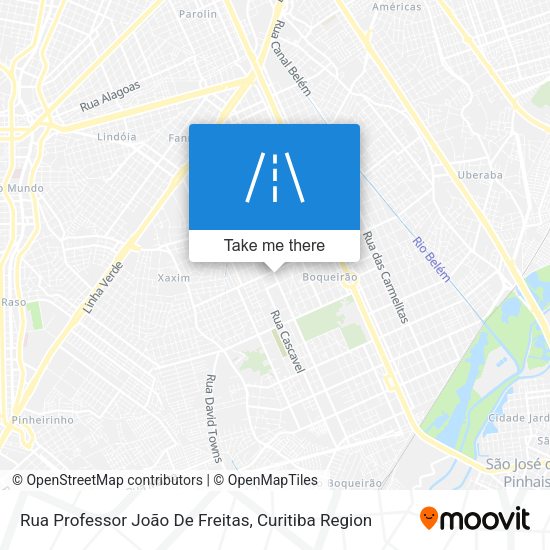 Rua Professor João De Freitas map