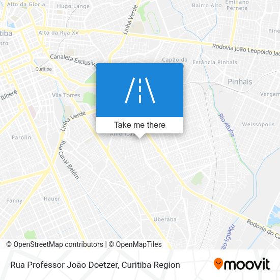Rua Professor João Doetzer map