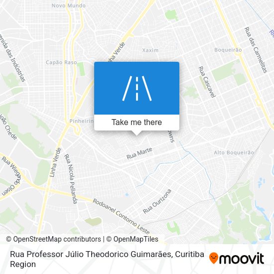 Rua Professor Júlio Theodorico Guimarães map