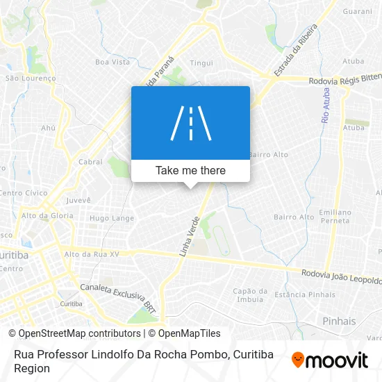 Rua Professor Lindolfo Da Rocha Pombo map