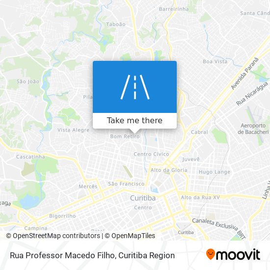 Rua Professor Macedo Filho map