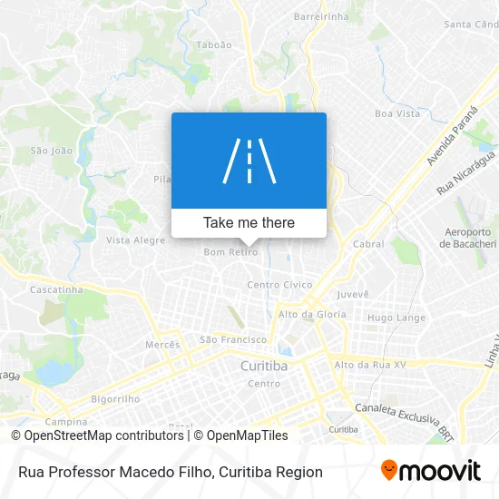 Rua Professor Macedo Filho map