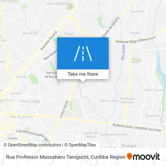 Rua Professor Massaharu Taniguchi map