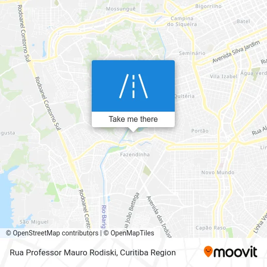 Rua Professor Mauro Rodiski map