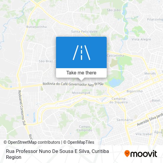 Rua Professor Nuno De Sousa E Silva map