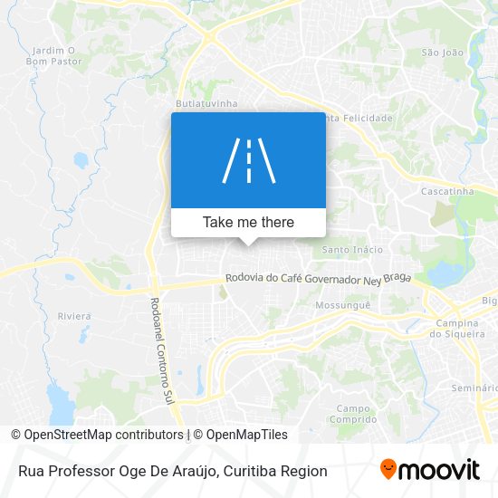 Rua Professor Oge De Araújo map