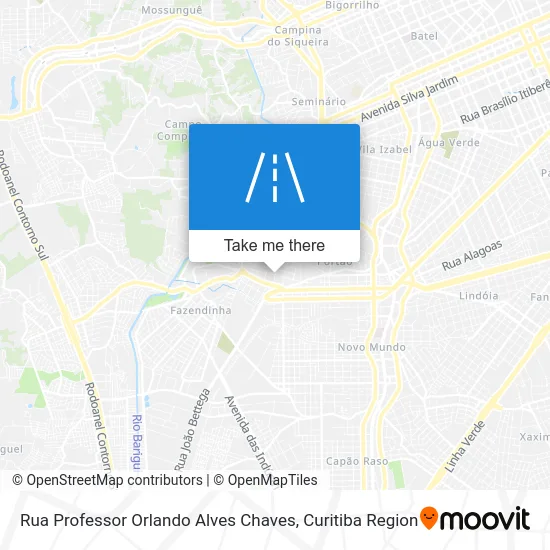 Rua Professor Orlando Alves Chaves map