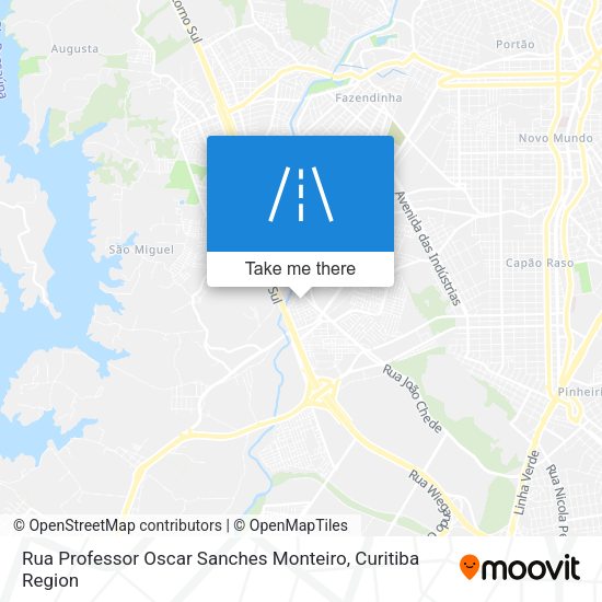 Rua Professor Oscar Sanches Monteiro map