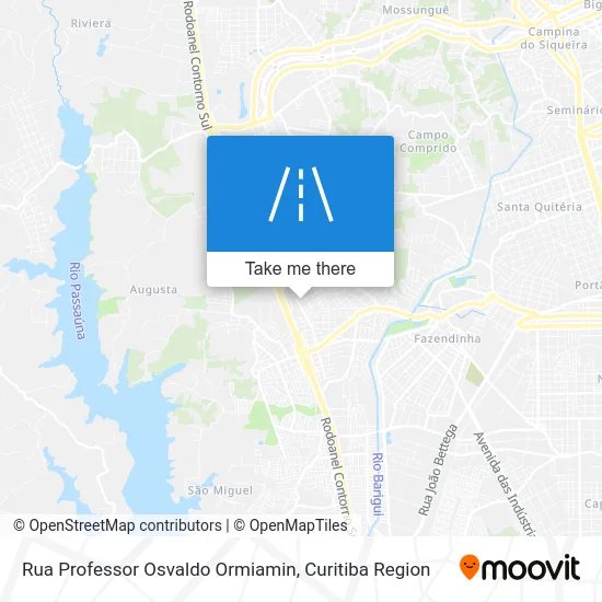 Rua Professor Osvaldo Ormiamin map