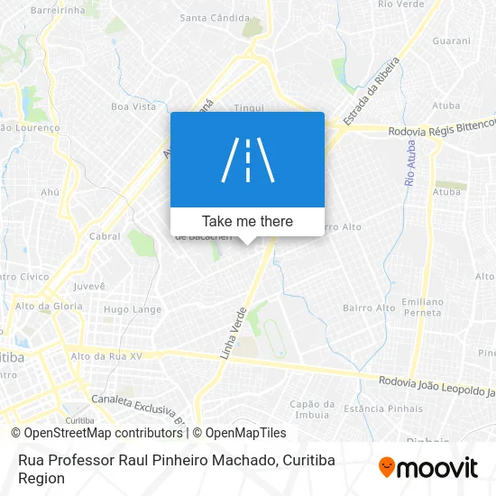 Rua Professor Raul Pinheiro Machado map