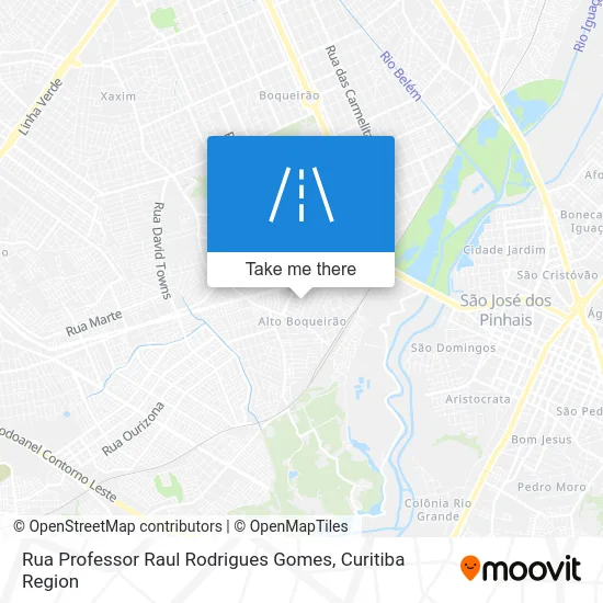 Rua Professor Raul Rodrigues Gomes map
