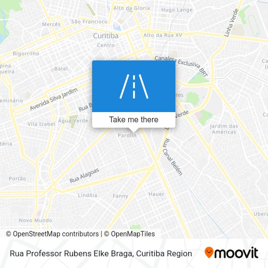 Rua Professor Rubens Elke Braga map