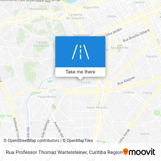 Rua Professor Thomaz Wartelsteiner map