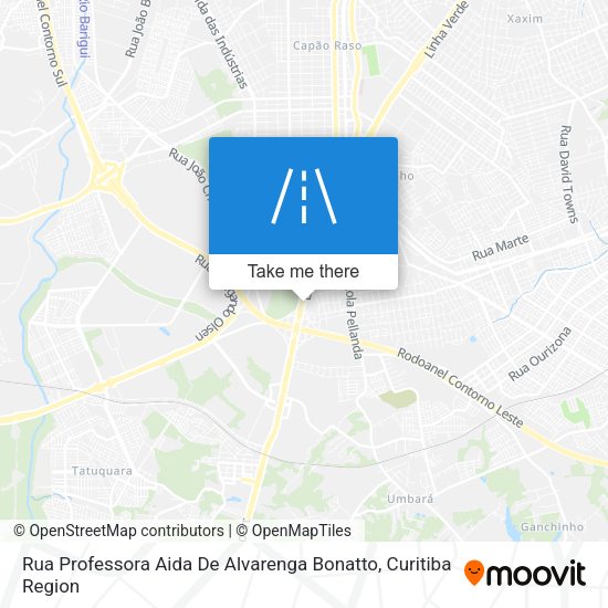 Rua Professora Aida De Alvarenga Bonatto map