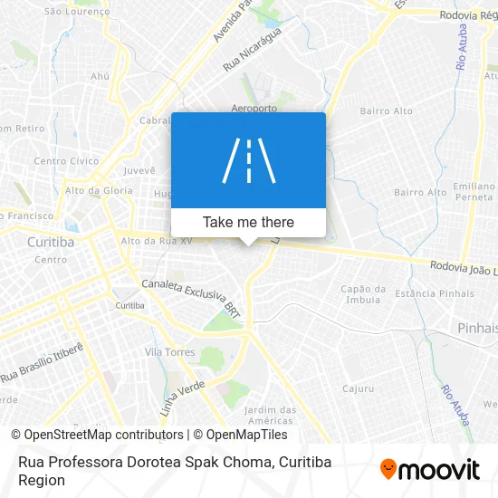 Rua Professora Dorotea Spak Choma map