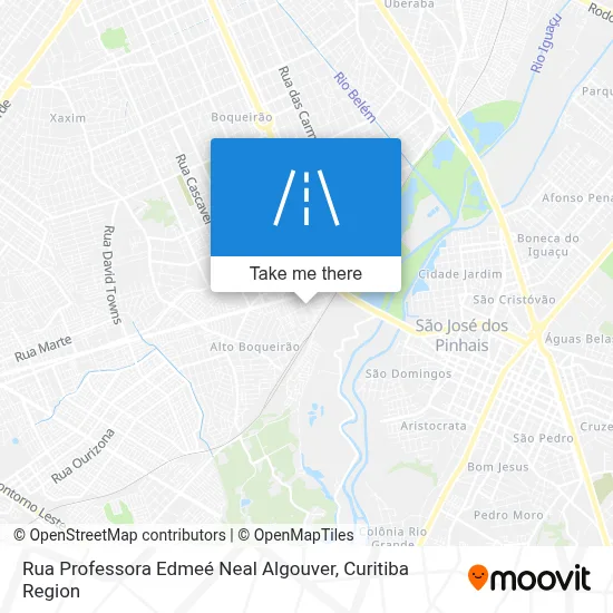 Rua Professora Edmeé Neal Algouver map