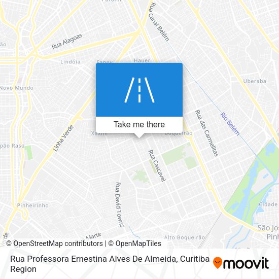 Rua Professora Ernestina Alves De Almeida map