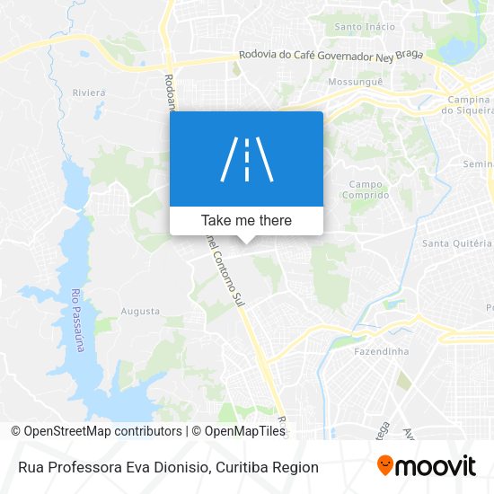 Rua Professora Eva Dionisio map