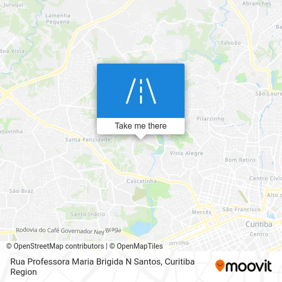 Rua Professora Maria Brigida N Santos map