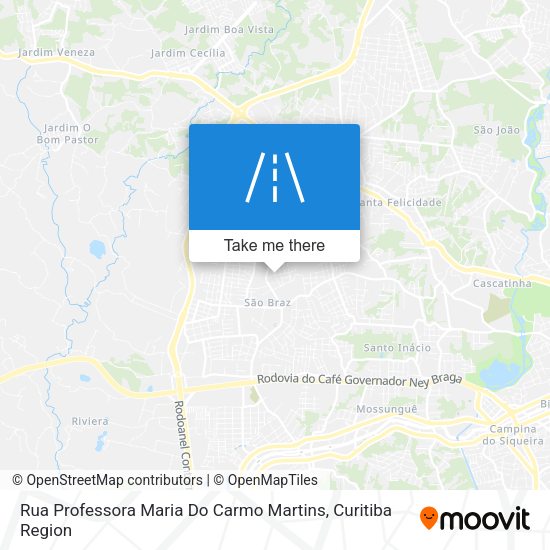 Rua Professora Maria Do Carmo Martins map