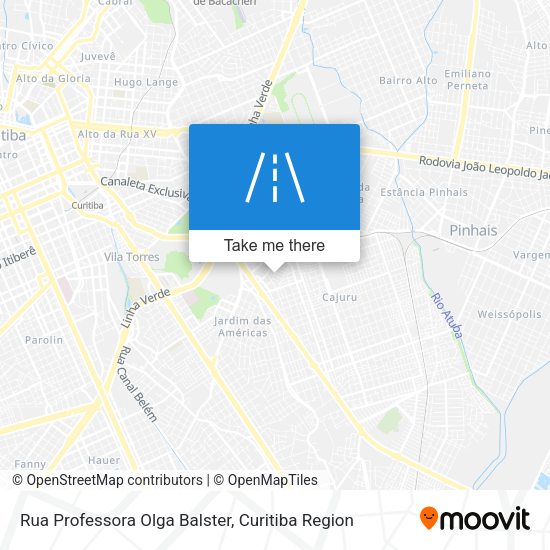 Rua Professora Olga Balster map