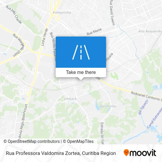 Rua Professora Valdomira Zortea map