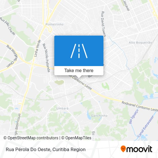 Rua Pérola Do Oeste map