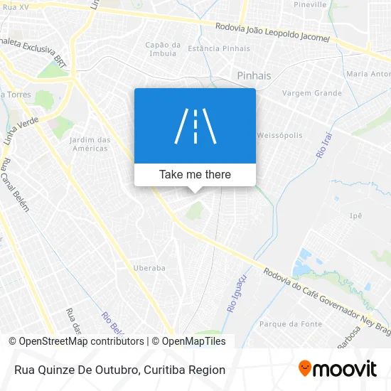 Rua Quinze De Outubro map