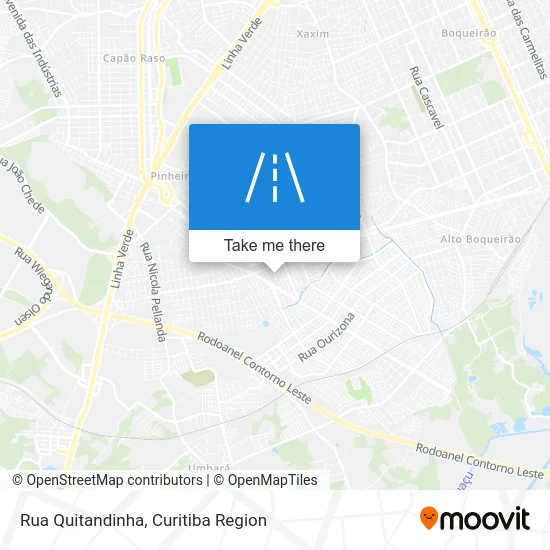 Rua Quitandinha map